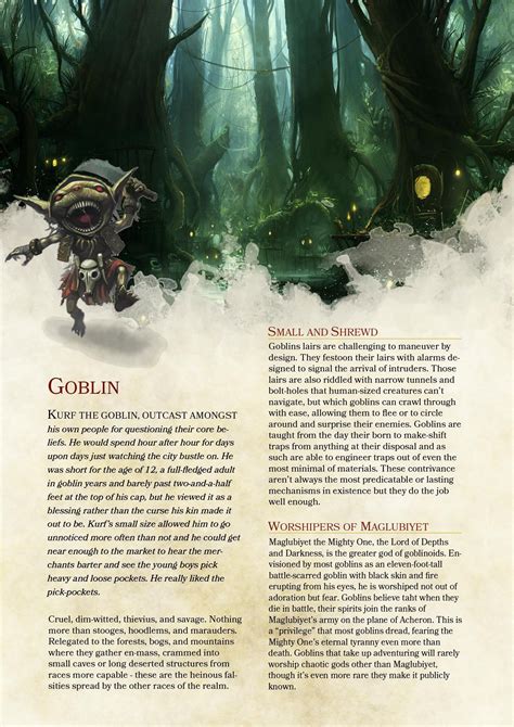 goblin race 5e pdf.